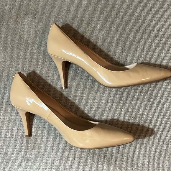 Cole Haan Grand.Os Nude Leather Heels - Picture 11 of 12
